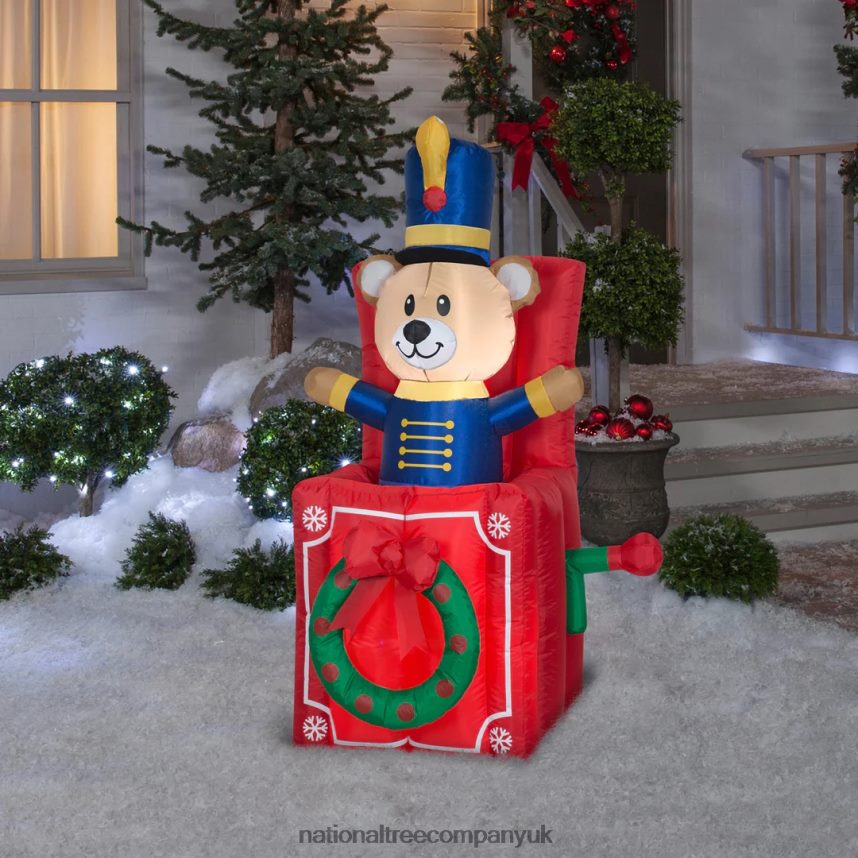 decoration | National Tree Company Inflatable Jack-In-The-Box LED Lights Plug In Christmas Collection 5 Feet F2L4F655